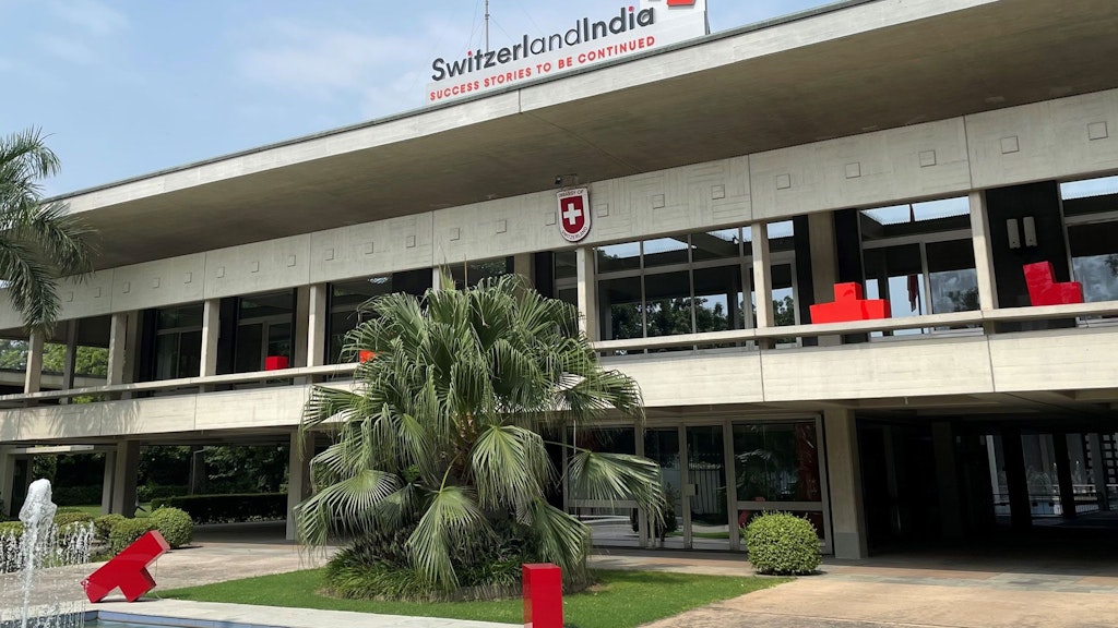 Botschaftsgebäude in New Delhi