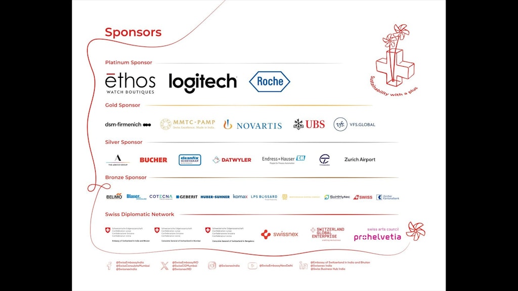 Sponsors for biennial campaign Sustainability with a plus